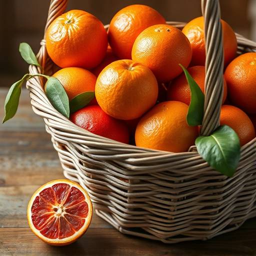 Cesto di arance rosse di Sicilia IGP