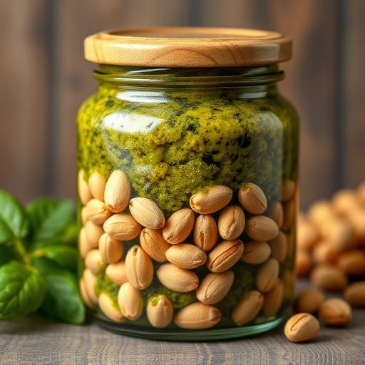 Vaso di pesto di pistacchio di Bronte DOP